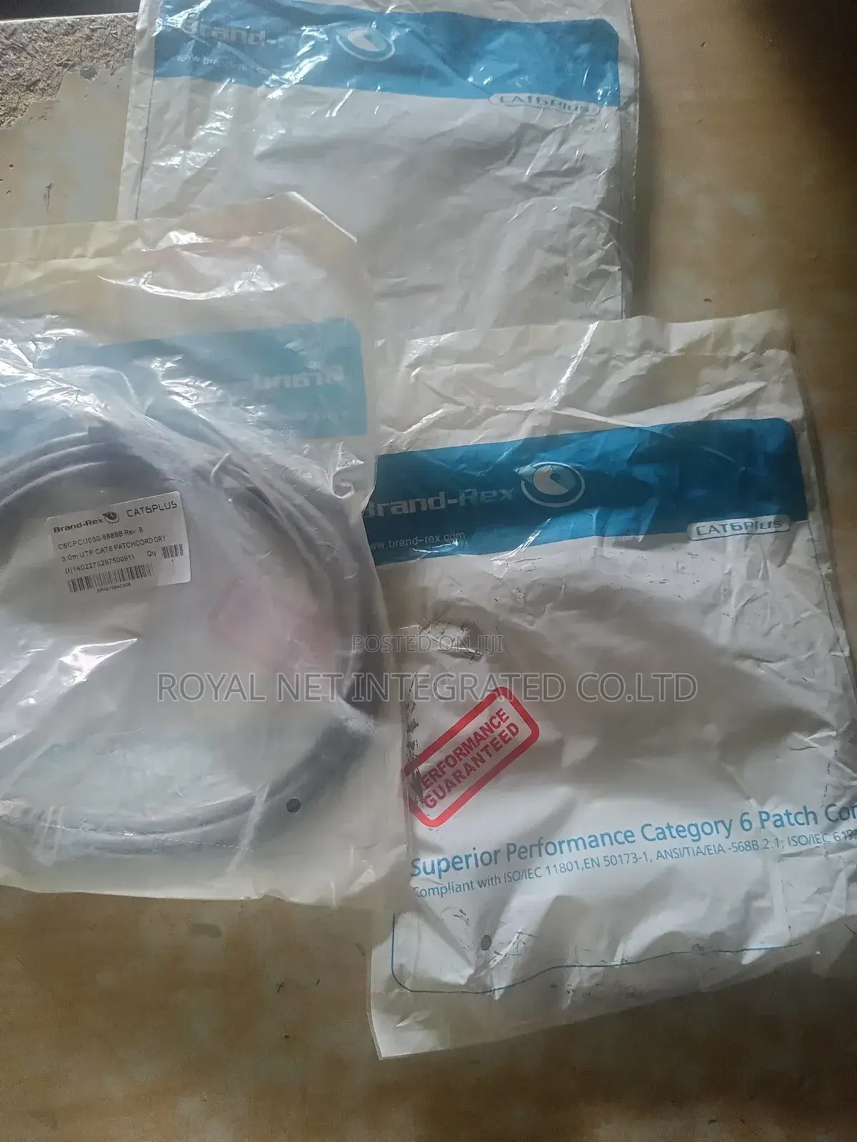 3m Cat6 Brandrex Patch Cord