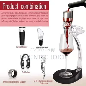 Magic Quick Wine Decanter Aerator Set