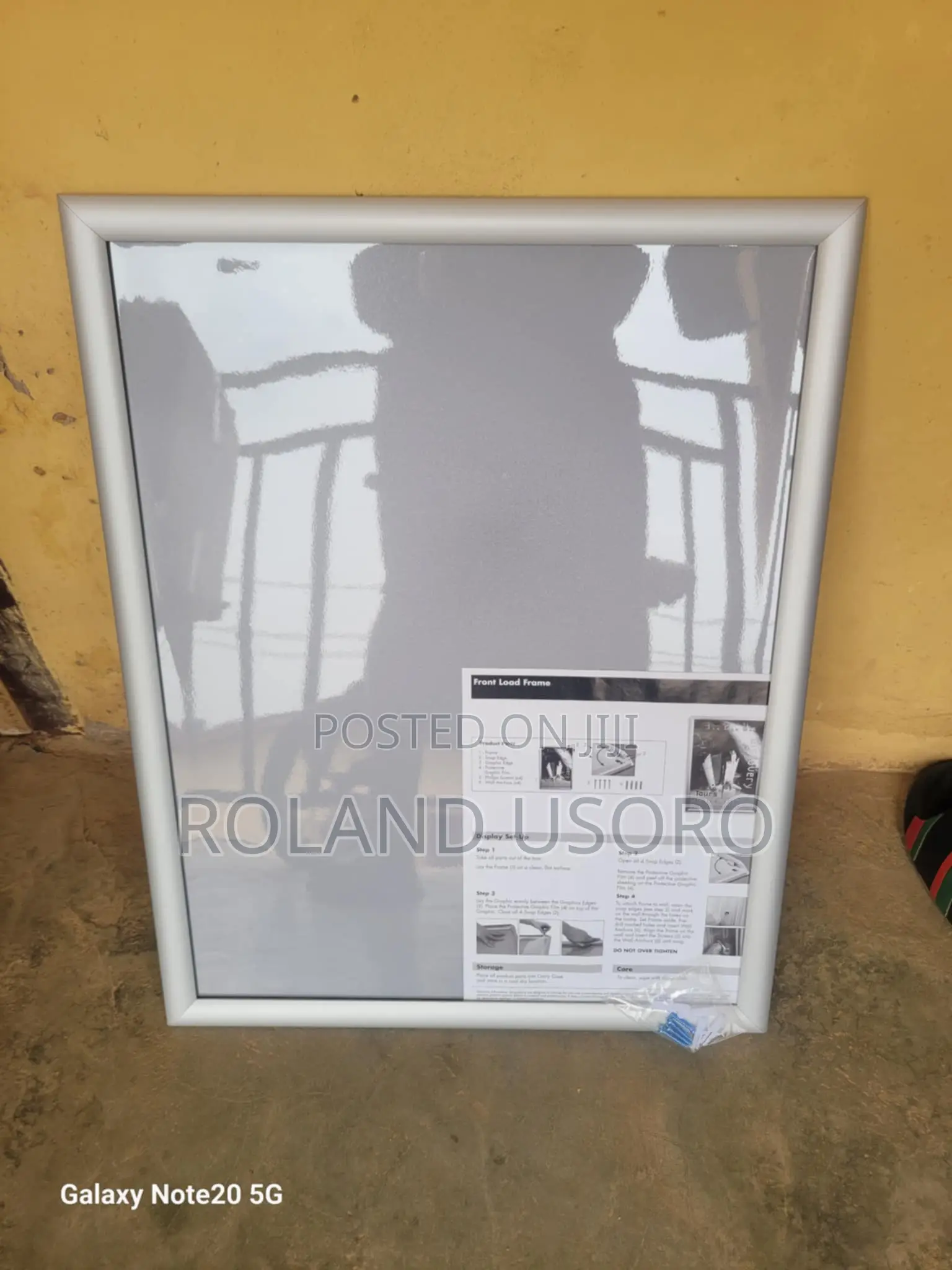 Front Load Snap Frame Hardware 17'' X 22'' Silver