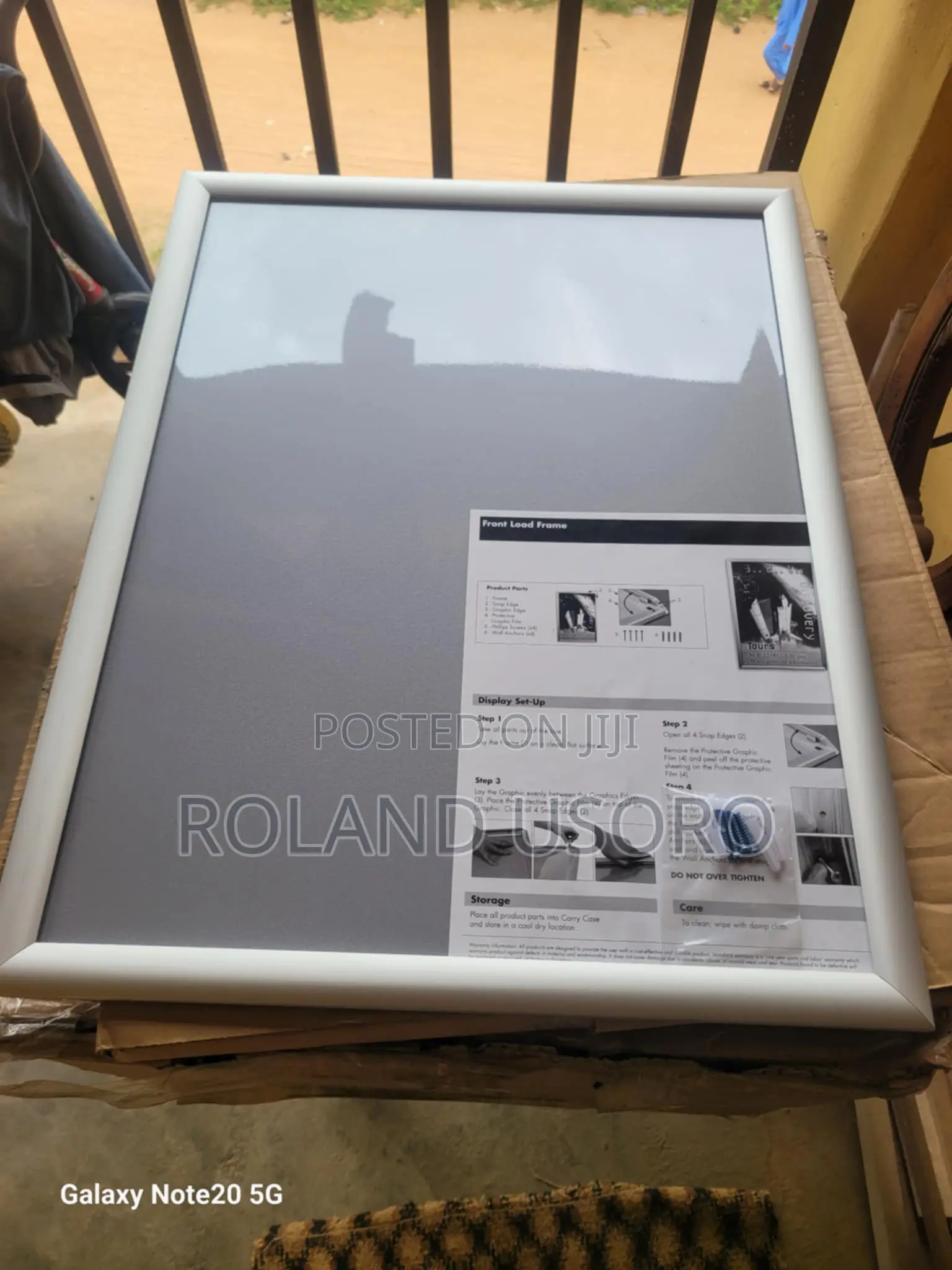 Front Load Snap Frame Hardware 17'' X 22'' Silver