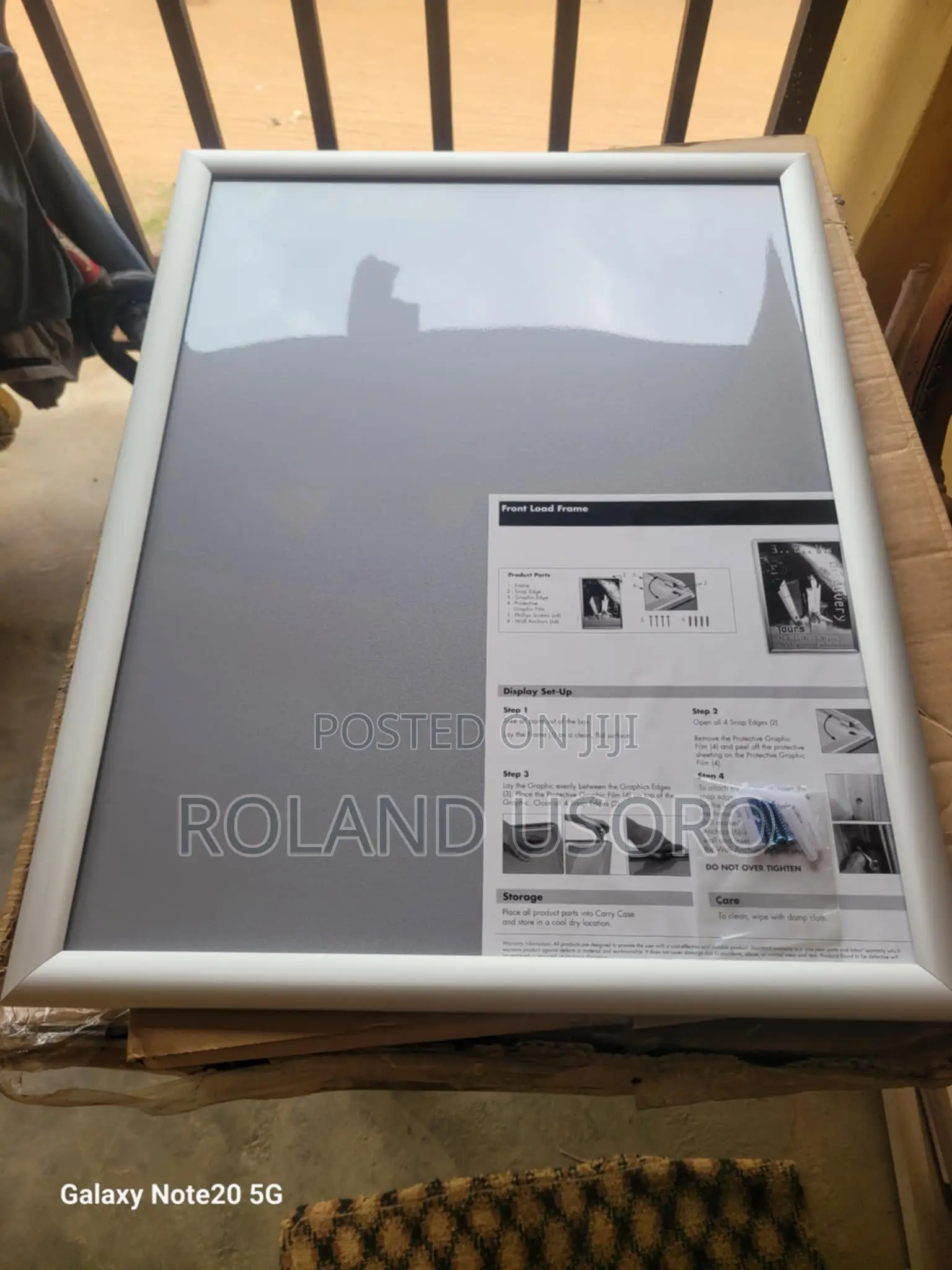Front Load Snap Frame Hardware 17'' X 22'' Silver