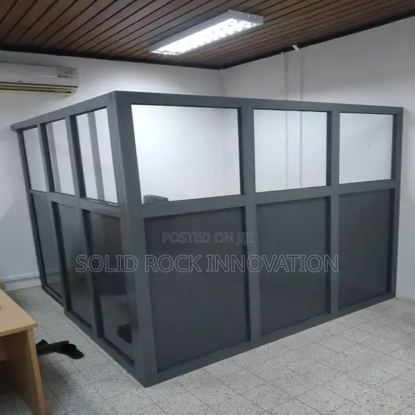Office Partition With Glass and Acp