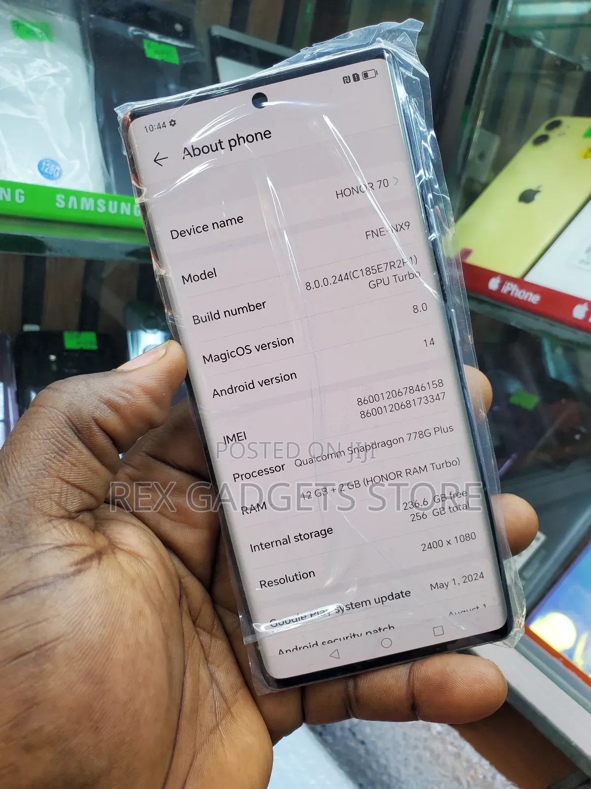 Honor 70 256 GB Silver