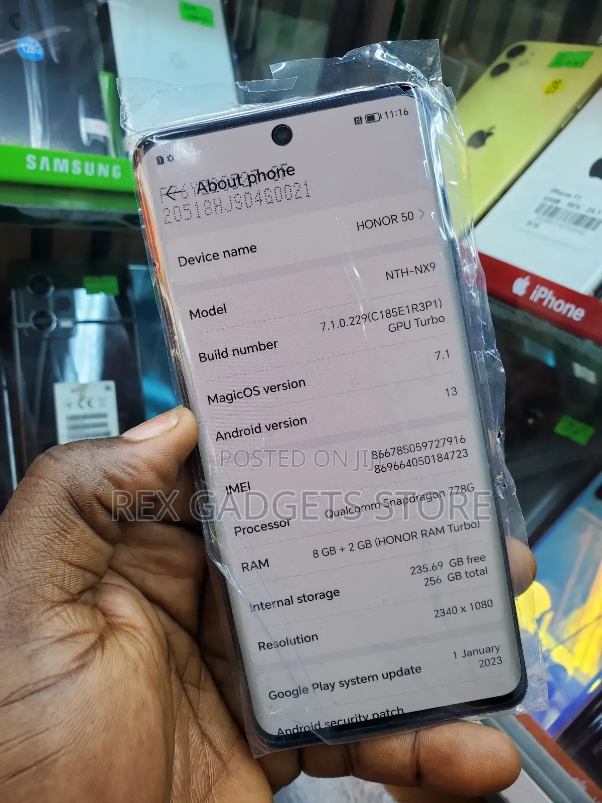 Honor 50 256 GB Silver