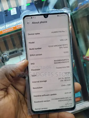 Huawei P30 Pro 256 GB White