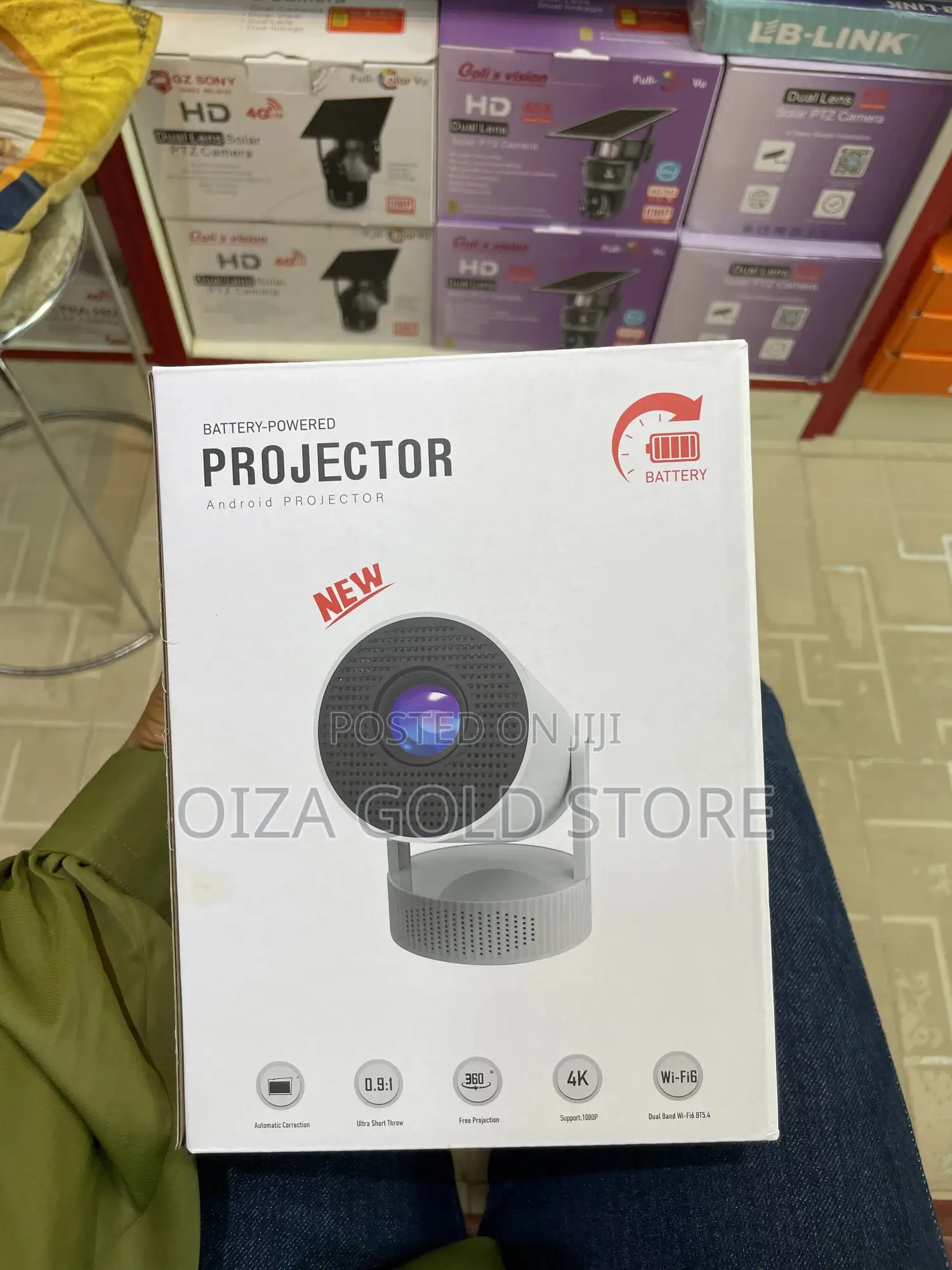 Rechargeable Projector
