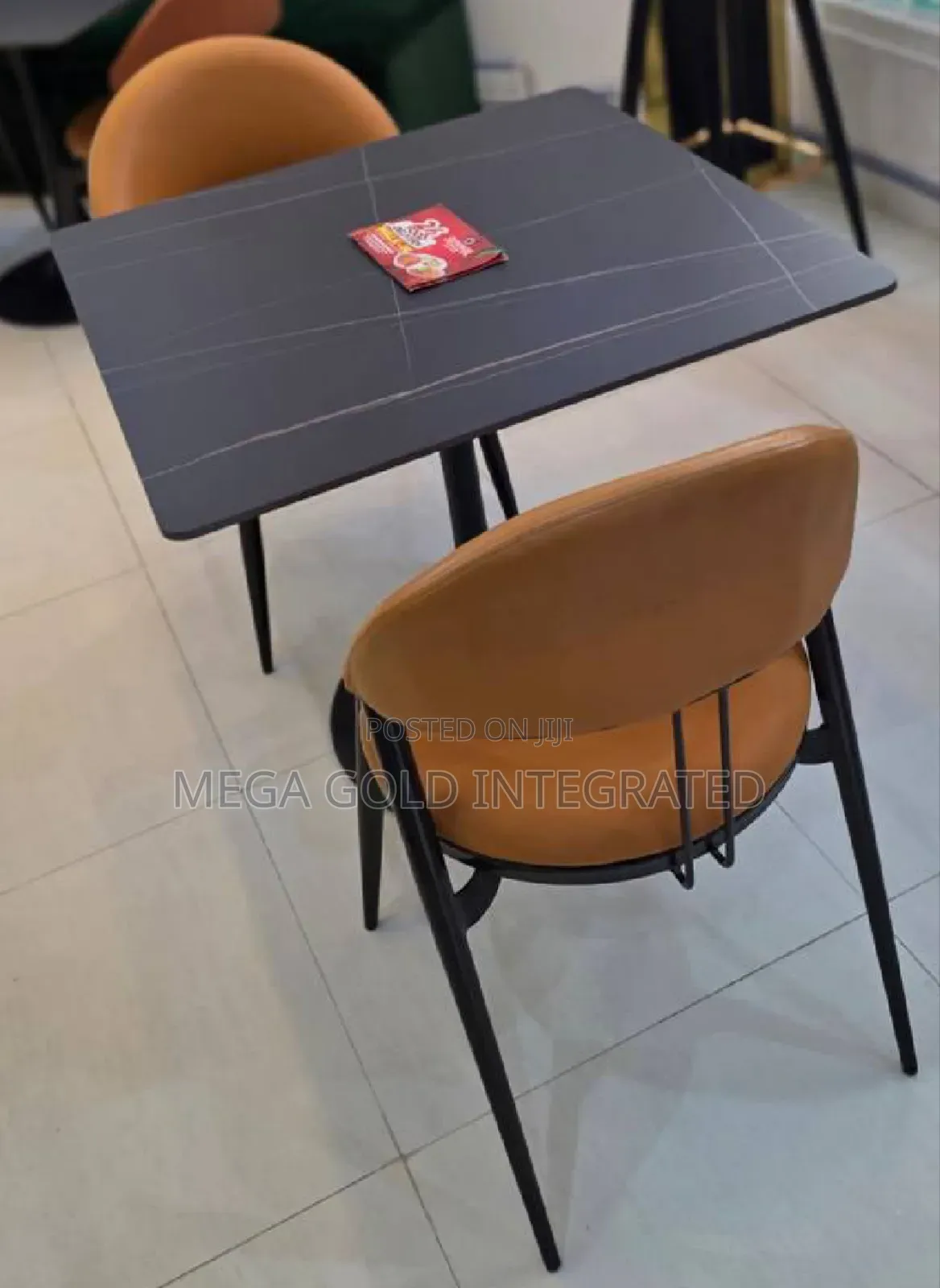 Quality Marble Table and 2 Outstanding Chairs