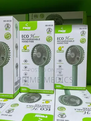 Potable Rechargeable Hand Fan
