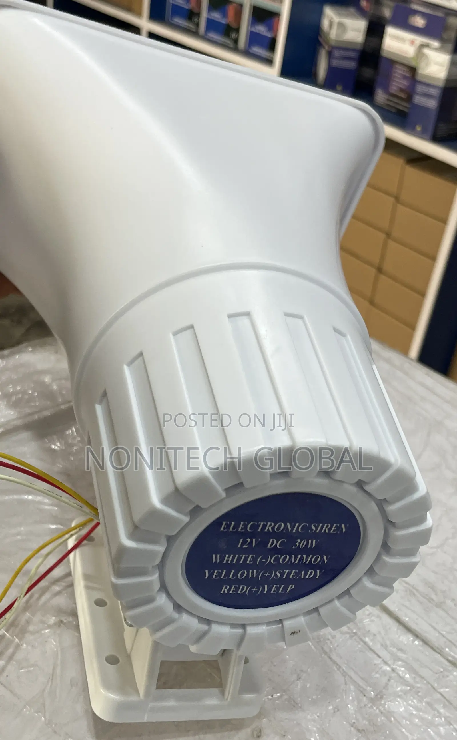 12v White Siren Dc 30w