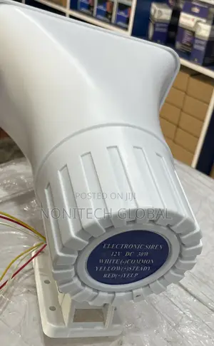 12v White Siren Dc 30w