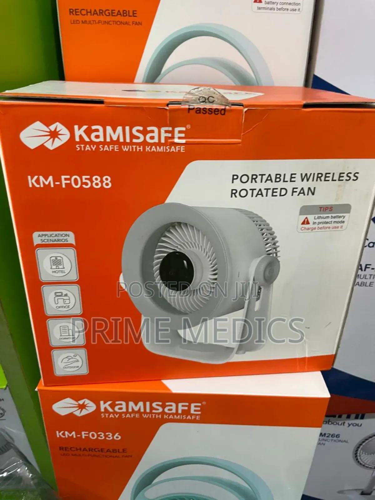 Portable Wireless Rotated Fan