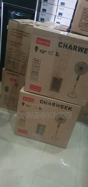 Rechargeable Solar Fan