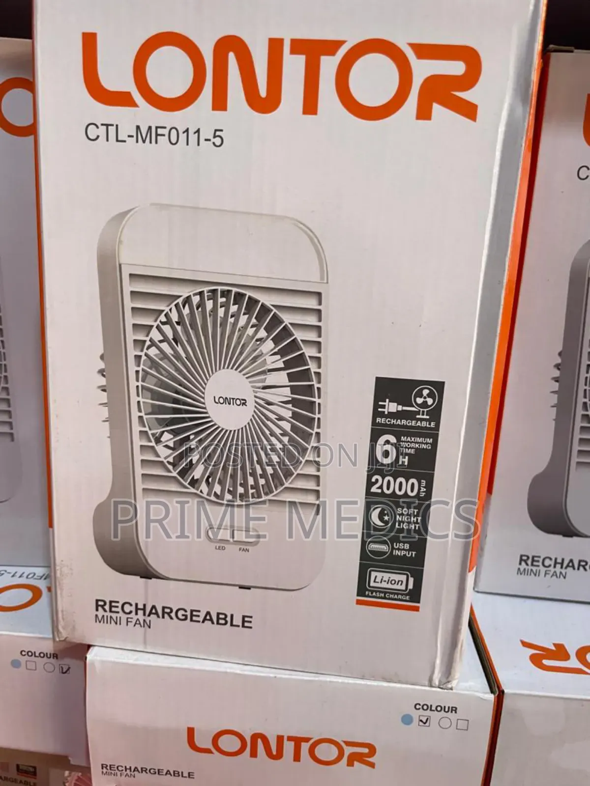 Rechargeable Mini Fan