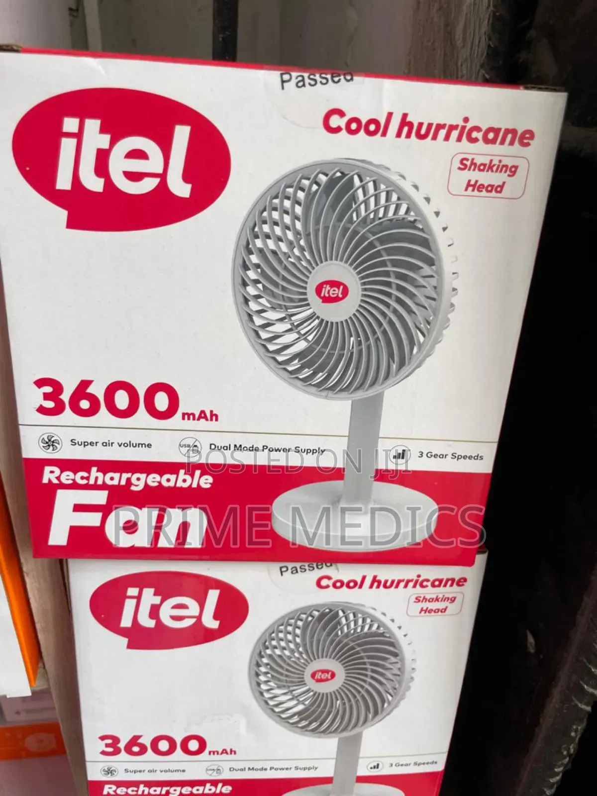 Rechargeable Fan