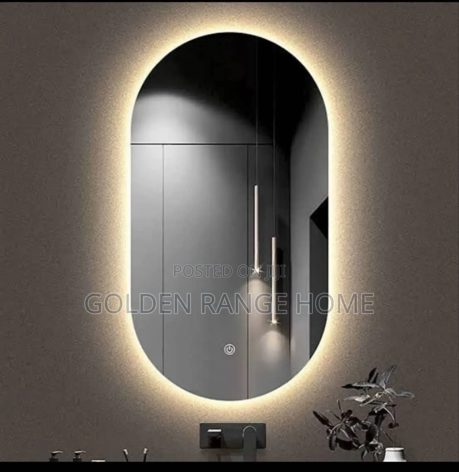 Led Backlight Oval Mirror