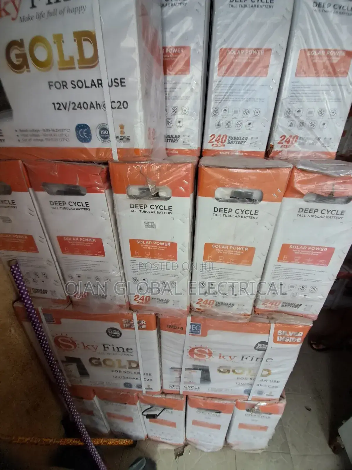 Sky Fine 12v/240ah Solar Battery