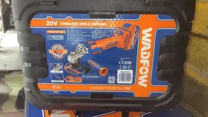 Wadfow 20v Brushless Cordless Angle Grinder 115mm, 2 X 4.0ah Batteries