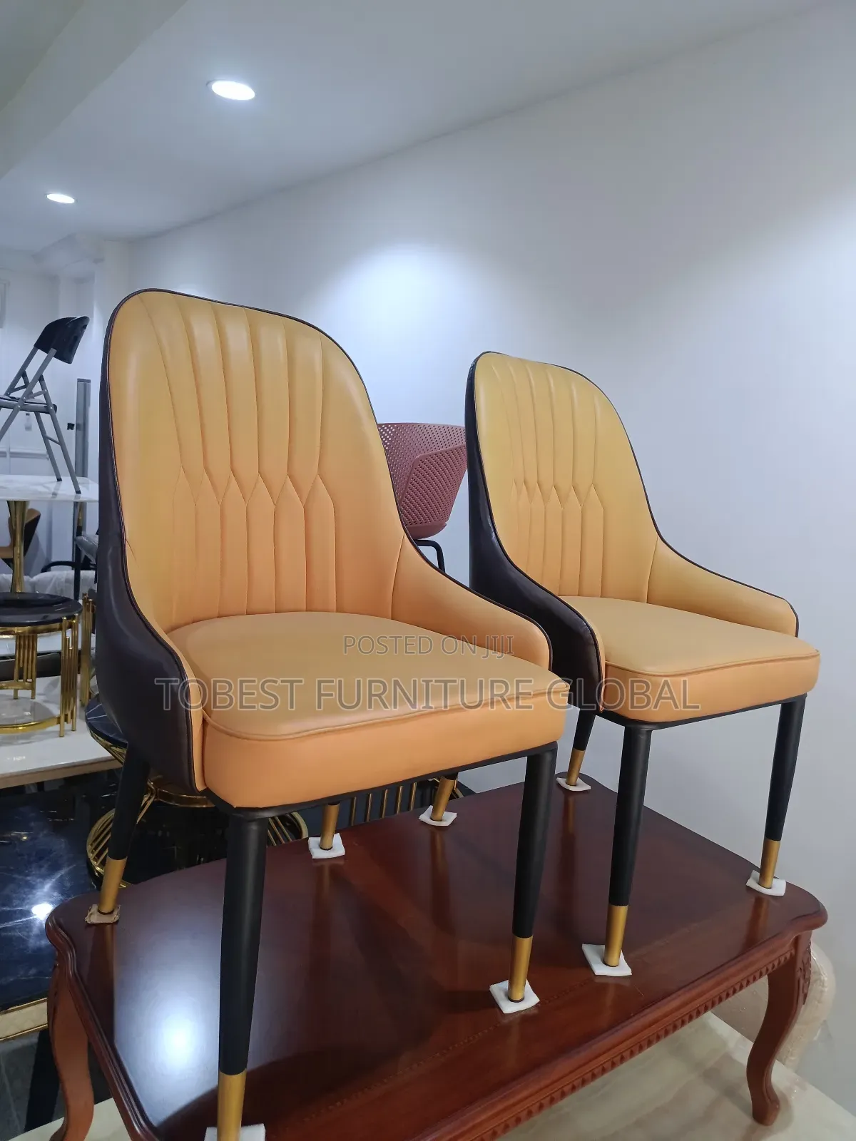 Dining Leather Chairs (Big Size)