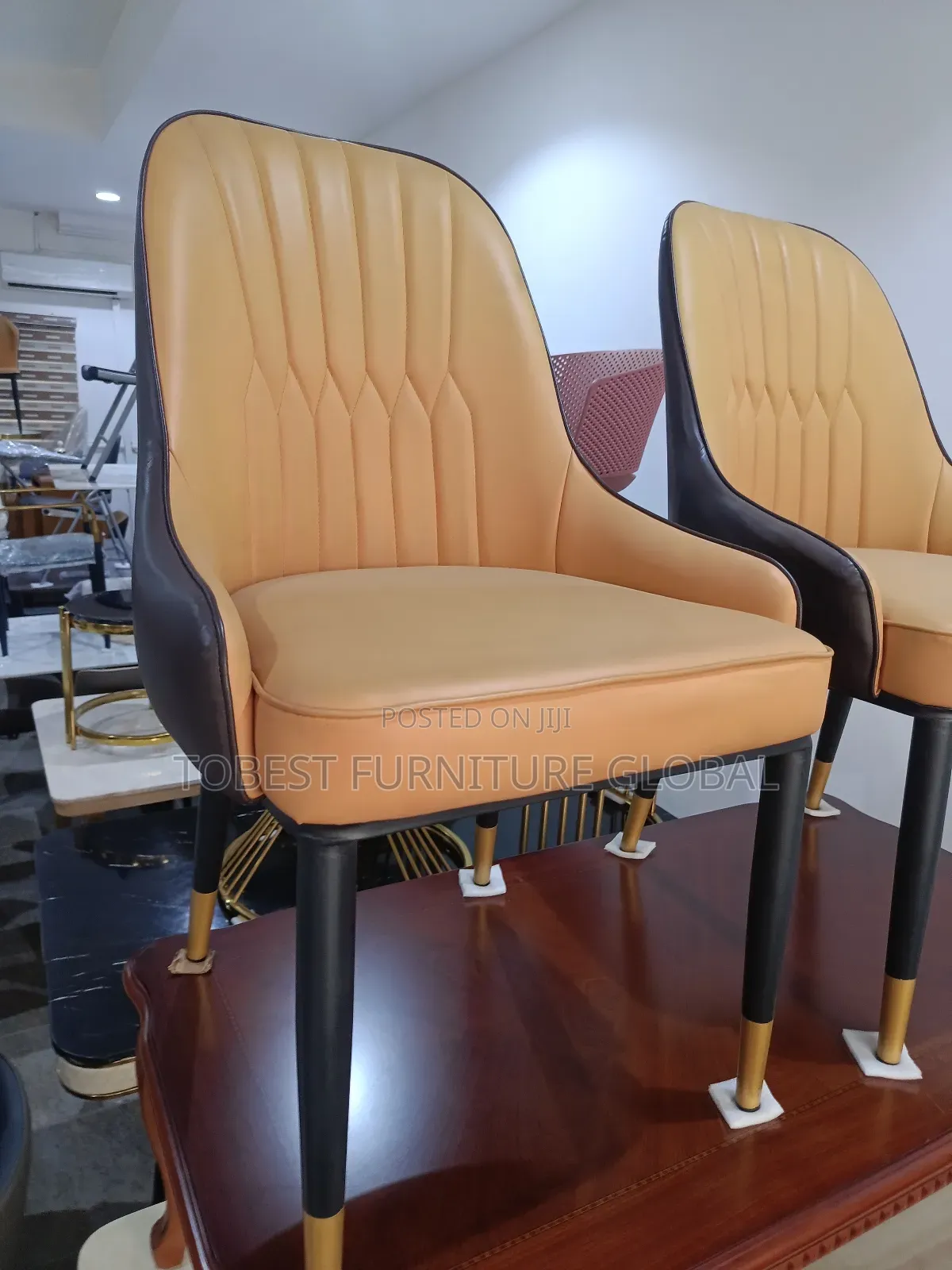 Dining Leather Chairs (Big Size)