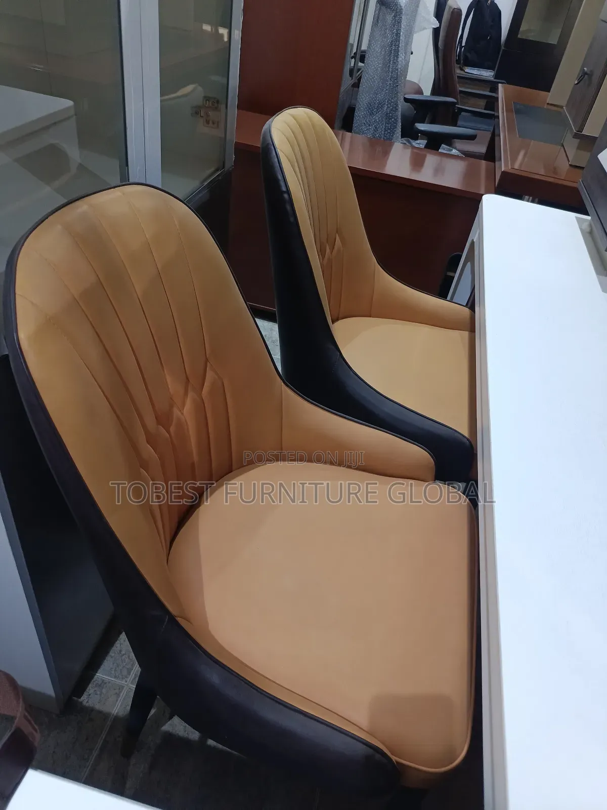 Dining Leather Chairs (Big Size)