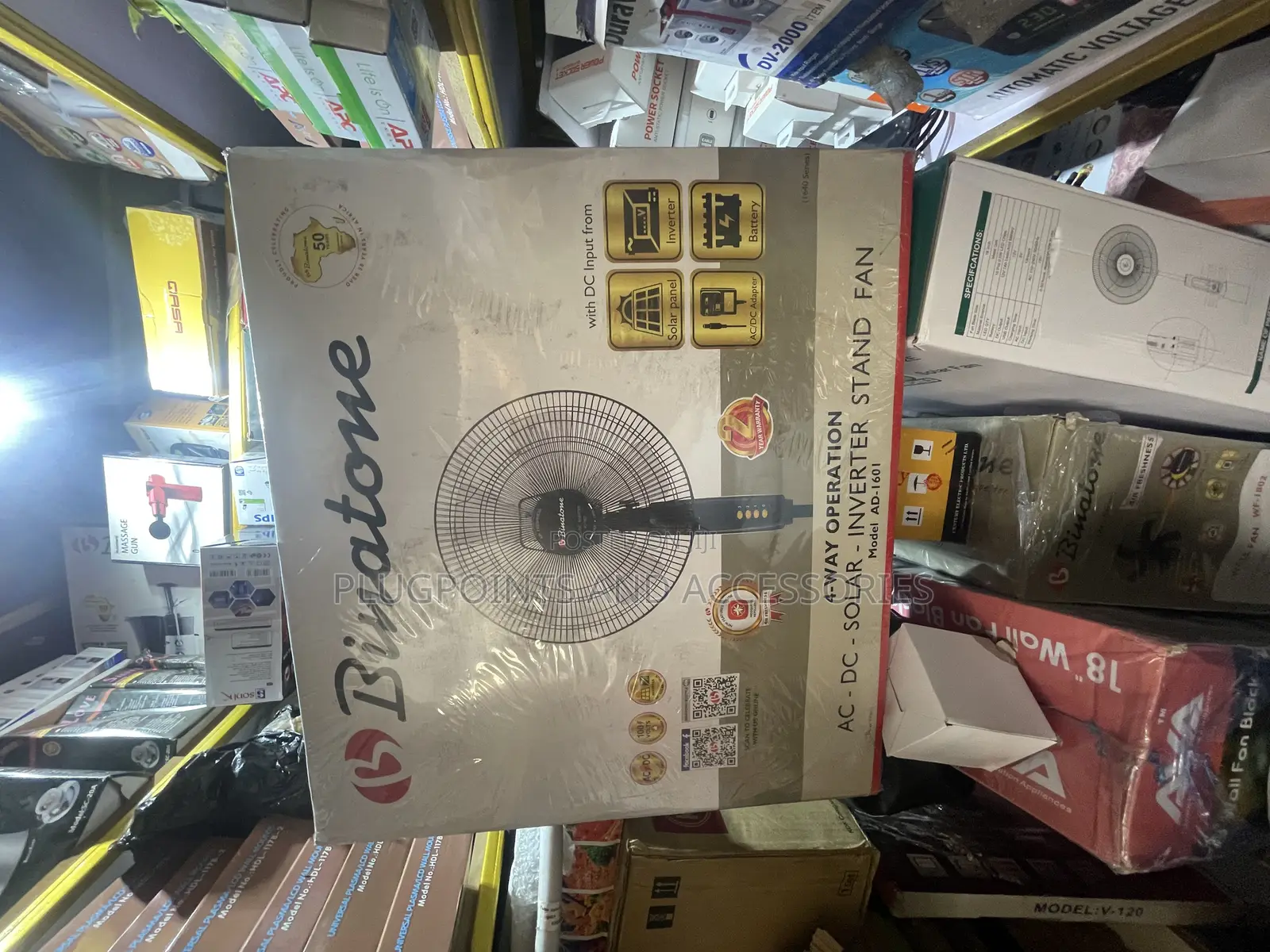 Binatone Ac Dc Solar - Inverter Fan 20watts