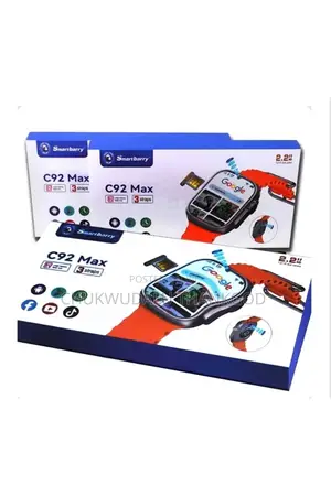 The Smartberry C92 Max Is a 4g-Enabled Android Smartwatch