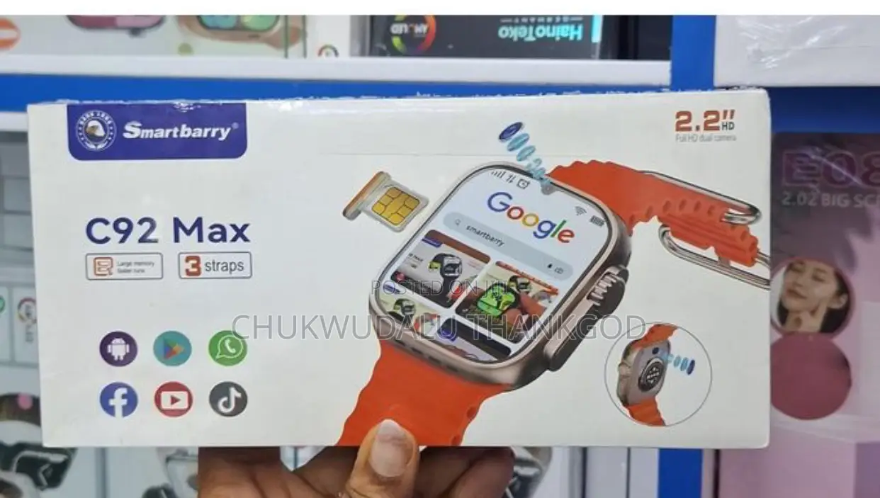 The Smartberry C92 Max Is a 4g-Enabled Android Smartwatch