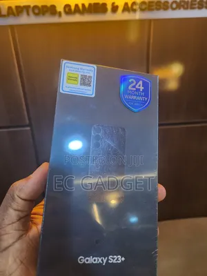 New Samsung Galaxy S23 Plus 256 GB Black