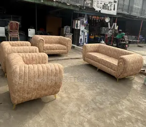 Stunning Quality Full Set of Upholstery Fabric Sofa | Chairs | Couch
