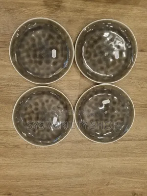 4 Set Cosy Trendy Dessert Flat Plates