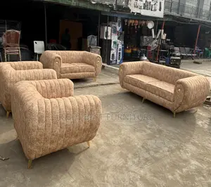 Stellar Durable Full Set Upholstery Fabric Chairs | Sofa | Couch