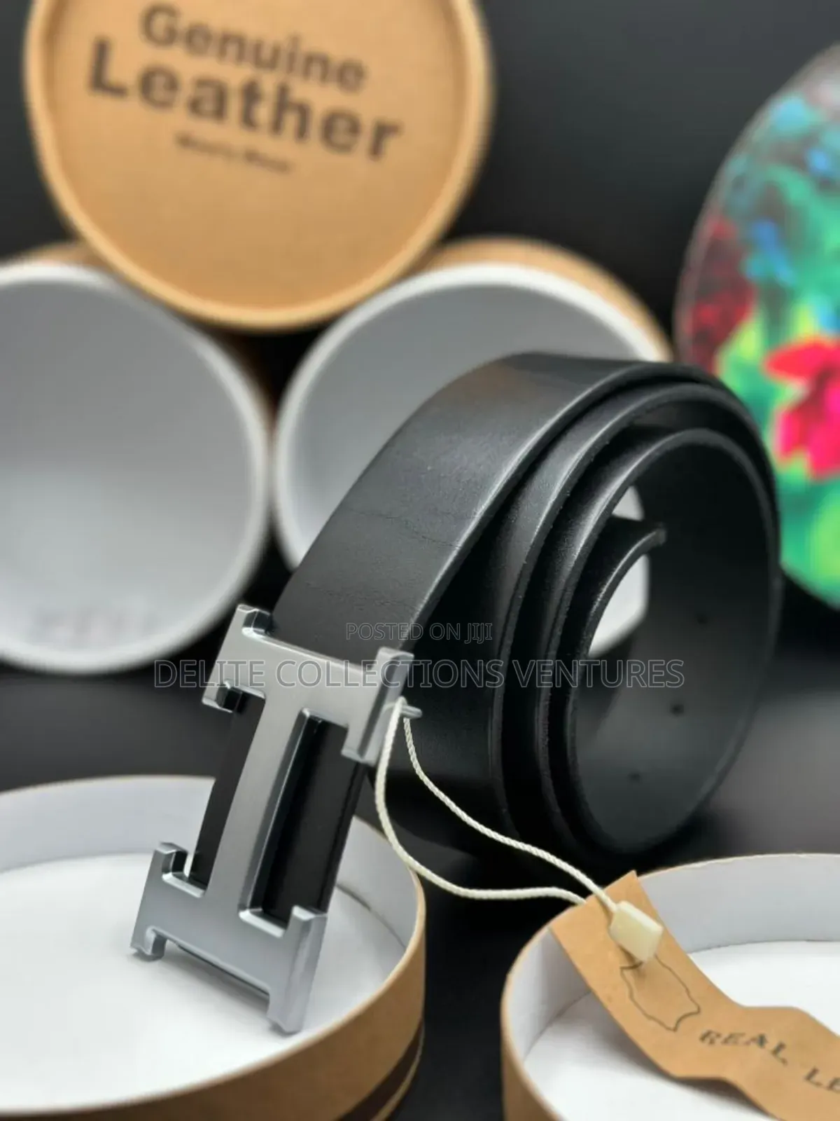 Premium Leather Belts With Box