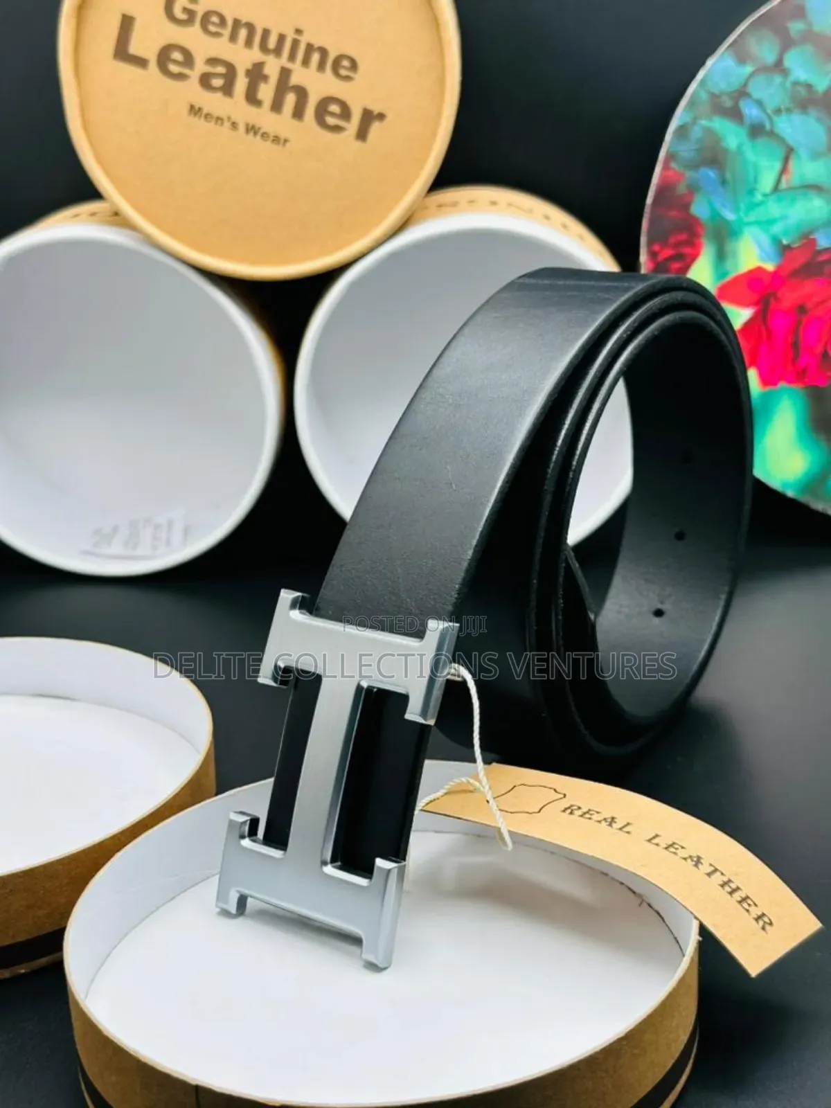 Premium Leather Belts With Box
