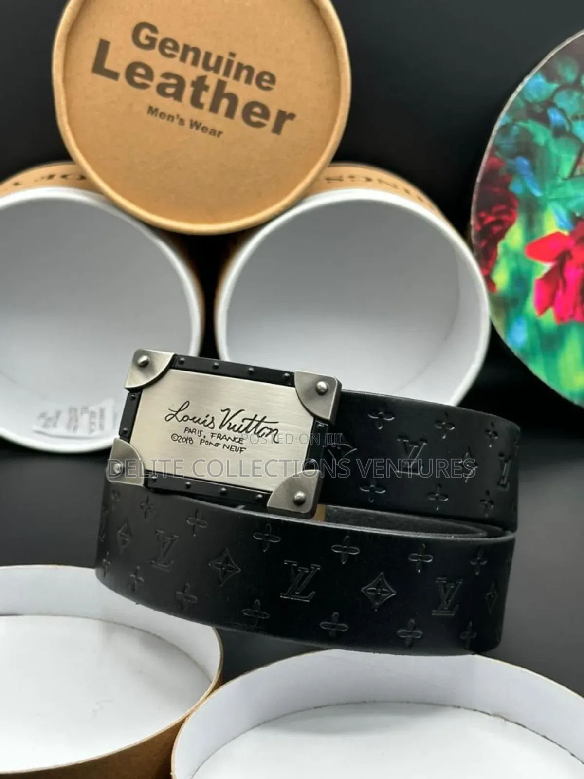 Premium Leather Belts With Box