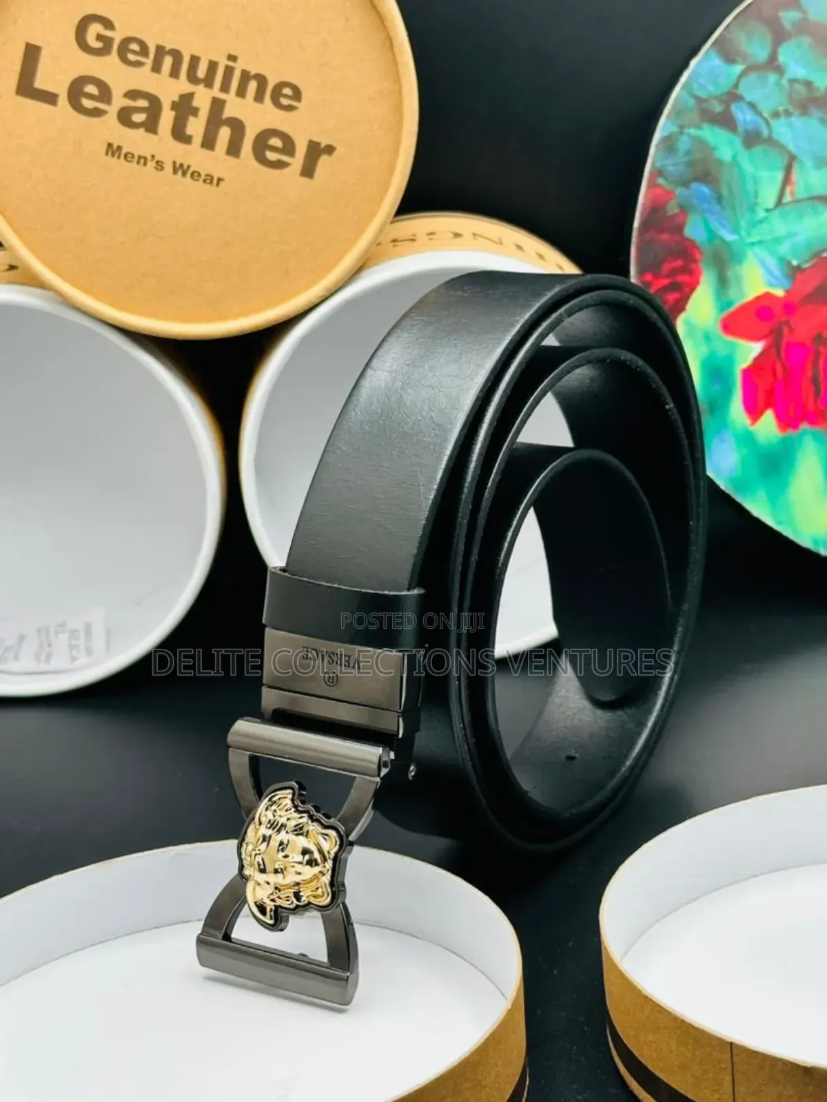 Premium Leather Belts With Box