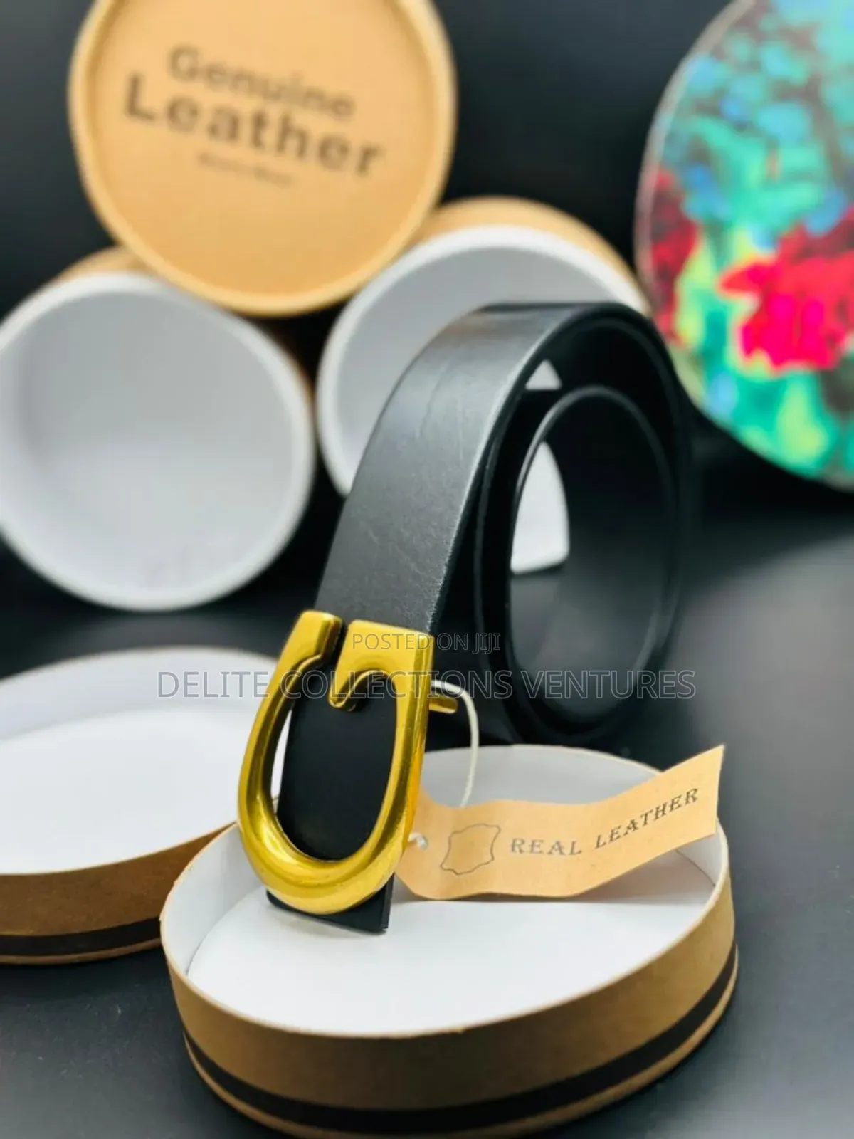Premium Leather Belts With Box