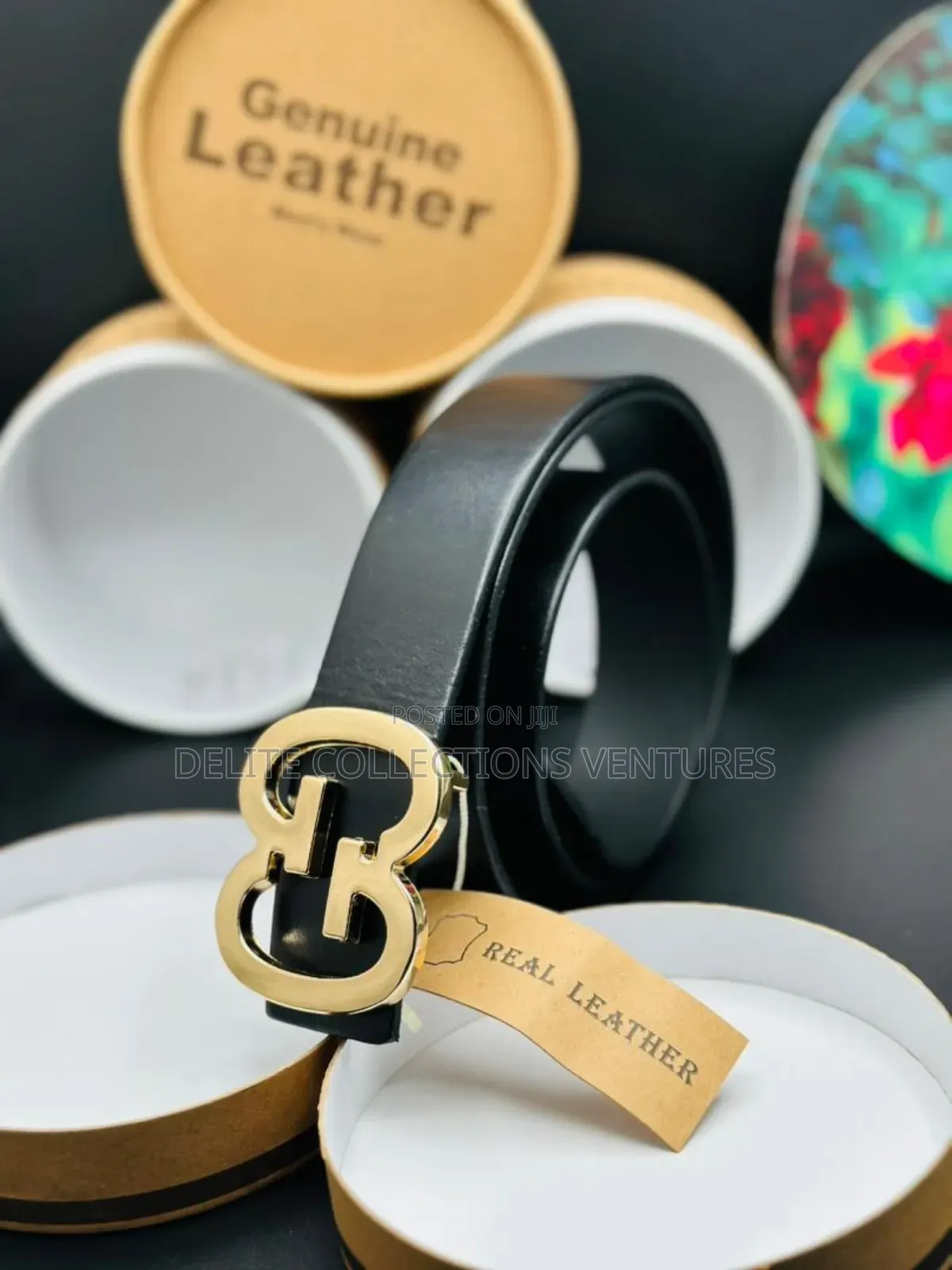 Premium Leather Belts With Box