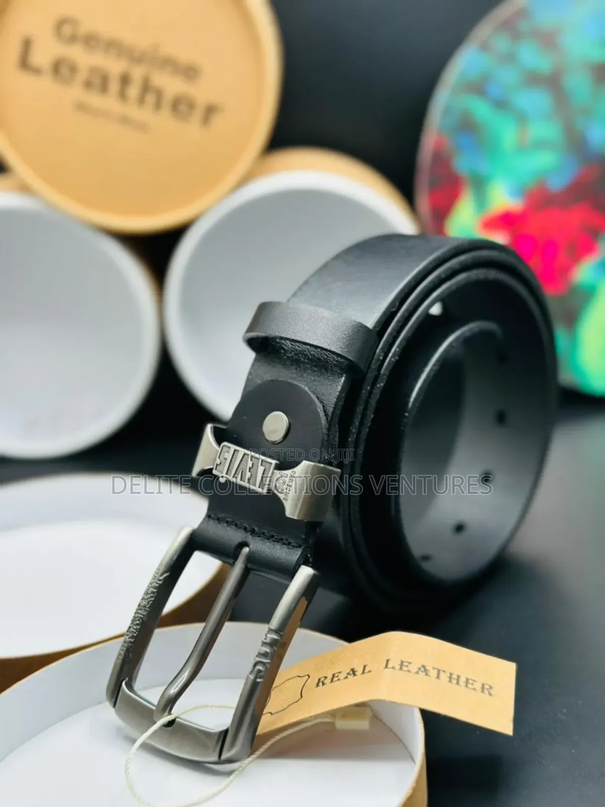 Premium Leather Belts With Box