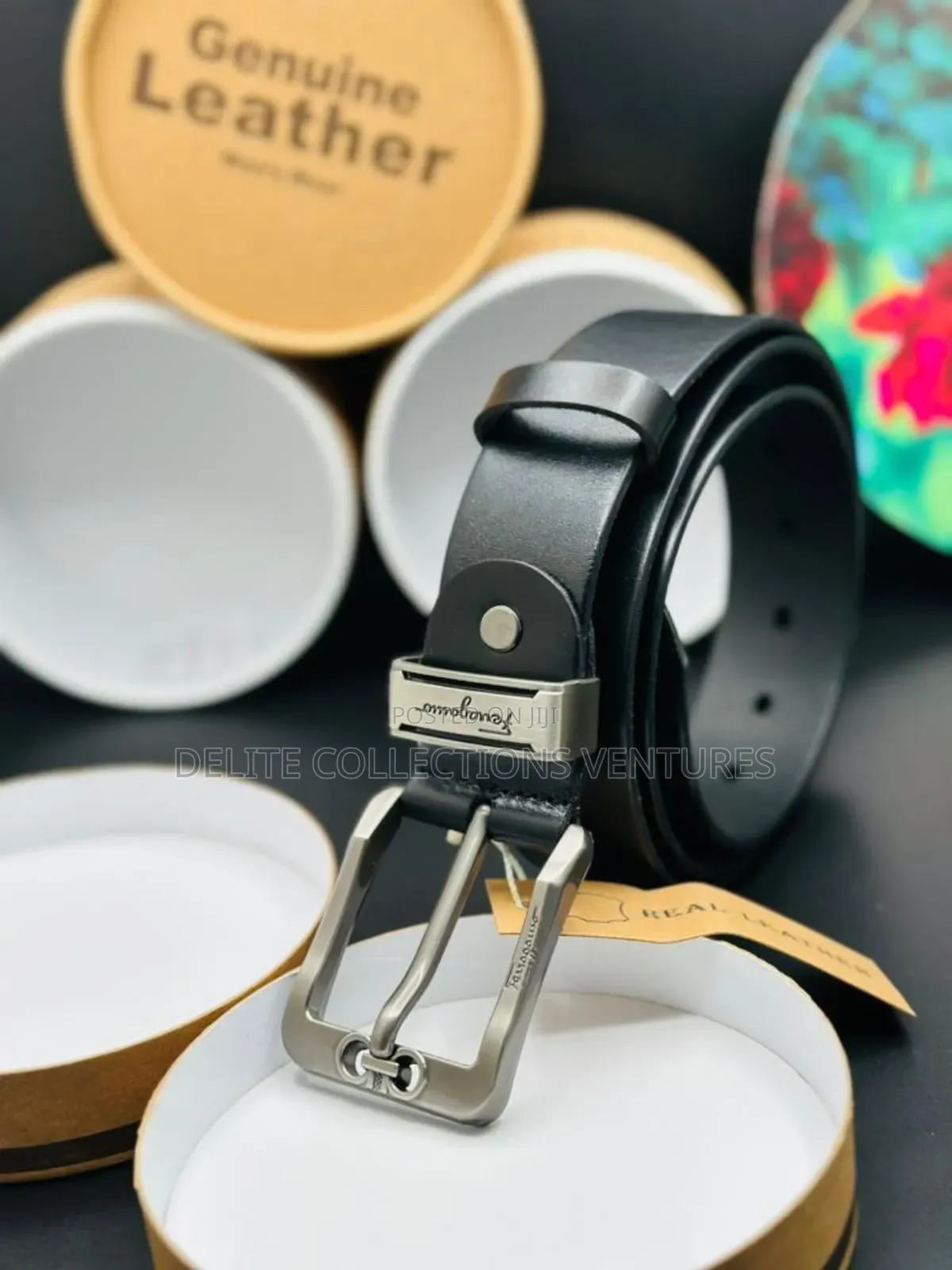 Premium Leather Belts With Box