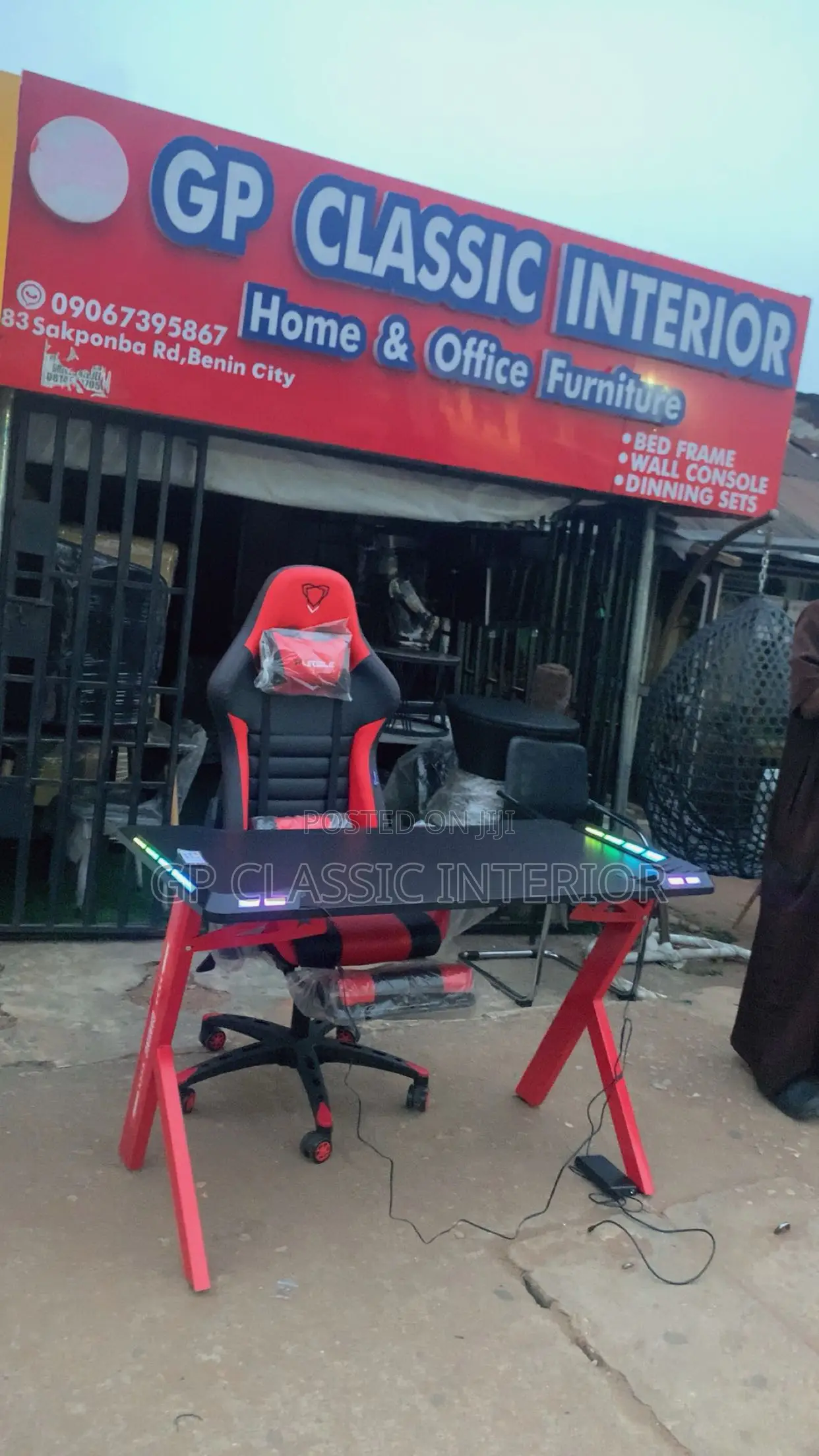 Gaming Chair and Table
