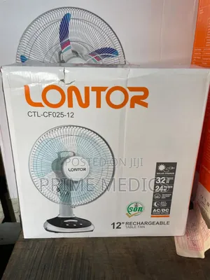 Rechargeable Table Fan