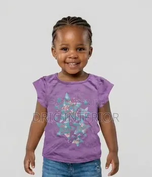 2 Years Girl Glitter Star Tpurple Op