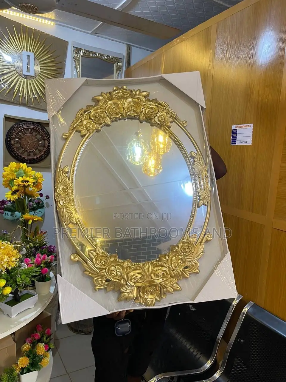 Gold Plastic Mirror