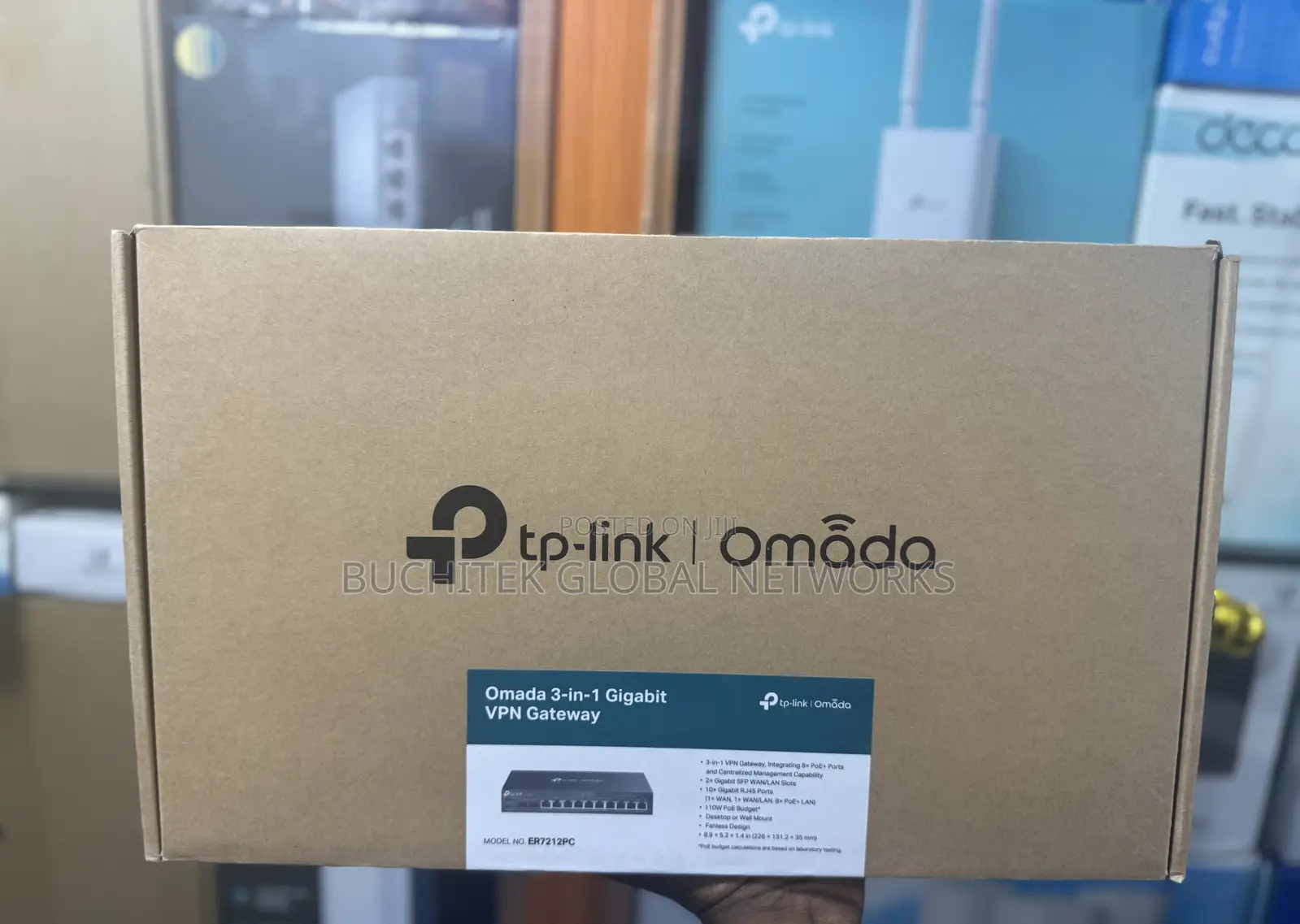 TP-Link Er7212p Omada 3 in 1 Gigabit VPN Gateway