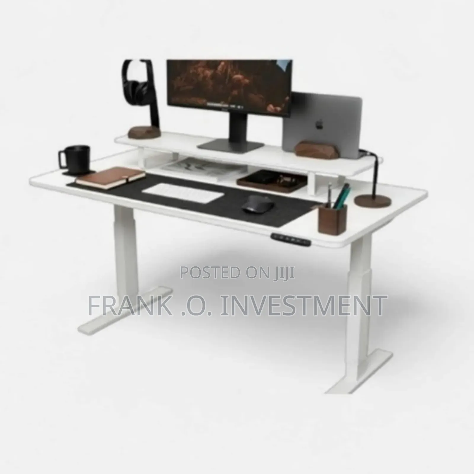 Electric Adjustable - White - 1.2m
