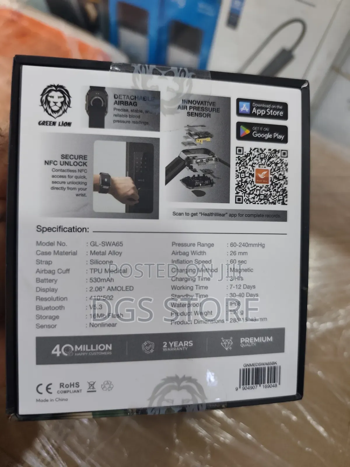 Green Lion Sense Ecg Smart Watch