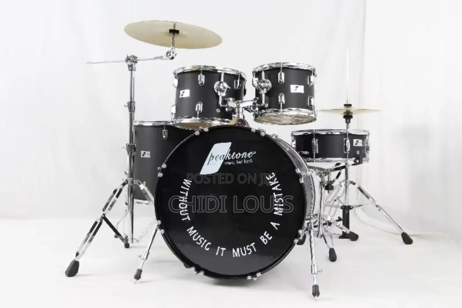 5 Piece Peaktone Drum Set