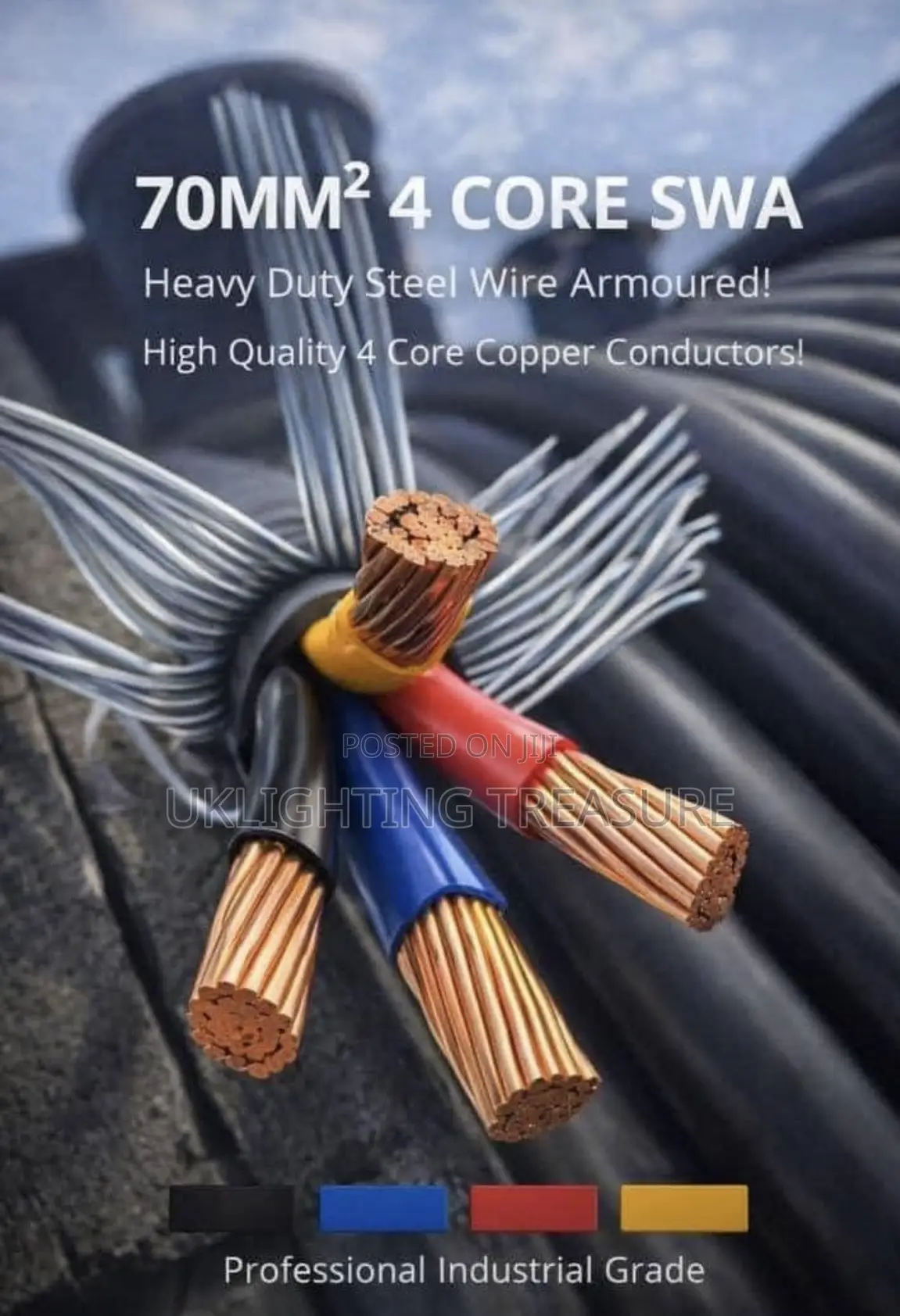 70mm 4 Core Swa Wire Armoured