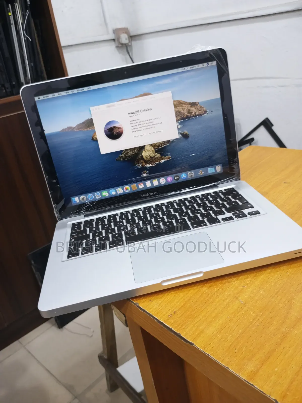 Laptop Apple MacBook Pro 8GB Intel Core i7 HDD 500GB