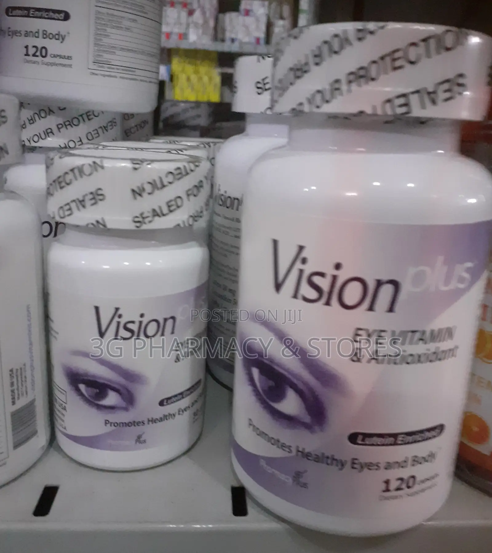 Vision Plus Eye Vitamin Antioxidant X 120 Capsules
